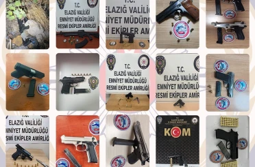 Elazığ’da aranan 95 şüpheli yakalandı