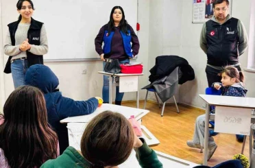 Elazığ’da çocuklara afet farkındalık eğitimi 