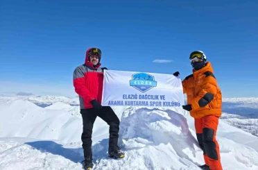 Elazığ’da dağcılık tarihine geçen tırmanış: 15 yaşındaki sporcu Akdağ zirvesine çıktı 