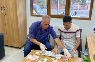 Elazığ’da dilenci operasyonu: Üzerinden 3 saatte topladığı bin 950 lira çıktı 