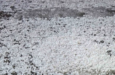 Elazığ’da dolu etkili oldu 
