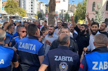 Elazığ’da izinsiz yürüyüş 