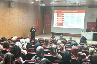 Elazığ’da kadına yönelik şiddetle mücadele eğitimi 