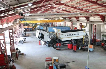 Elazığ’da makina ikmal atölyelerinde yoğun yaz mesaisi 