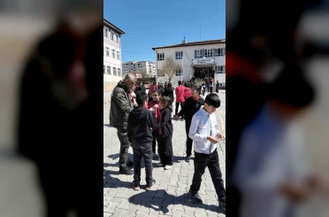 Elazığ’da öğrencilere orman yangını ile mücadele çalışması 