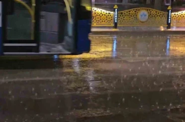 Elazığ’da sağanak yağış 