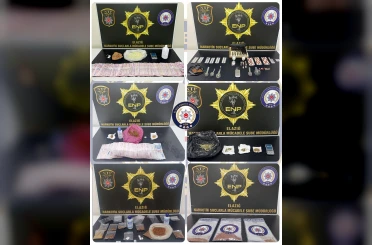 Elazığ’da uyuşturucuyla mücadele: 8 tutuklama 