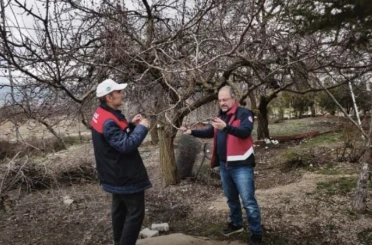 Elazığ’da zirai don mesaisi 