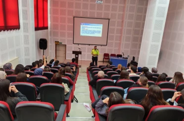 Emet MYO’da genel trafik kuralları konferansı 