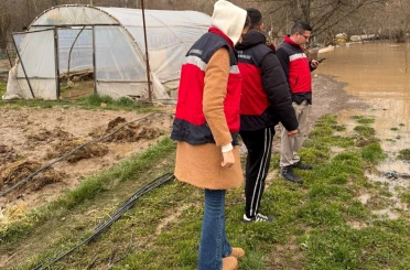 Emet’te selden etkilenen arazilerde hasar tespiti 