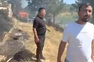 Emet’teki yangın kontrol altına alındı, ormana sıçraması önlendi 