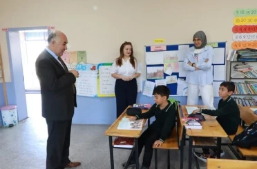 Emirdağ İlçe Milli Eğitim Müdürü, köy okullarını ziyaret etti