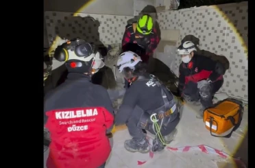 Enkaz senaryolu akreditasyon tatbikatı gerçekleştirildi 