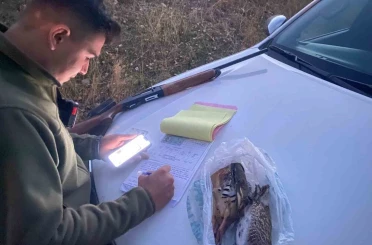 Erciş’te kaçak avcılıkla mücadele çalışması 