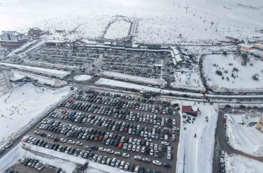 Erciyes hafta sonu 320 bin kişiyi ağırladı 