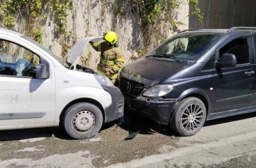 Erdek’te alt geçitte kaza: 1 yaralı 