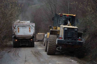 Erdemli Köyü’nde heyelana hızlı müdahale 
