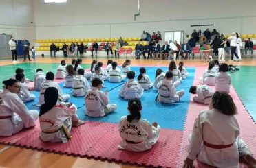 Erfelek’te kuşak sınavı heyecanı 