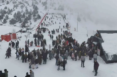 Ergan Kayak Merkezi sömestirde doldu taştı 