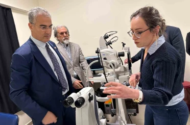 Ergani Devlet Hastanesi’nde göz anjiyo cihazı hizmete girdi 