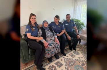 Erzincan Emniyetinden şehit ailesine vefa ziyareti 