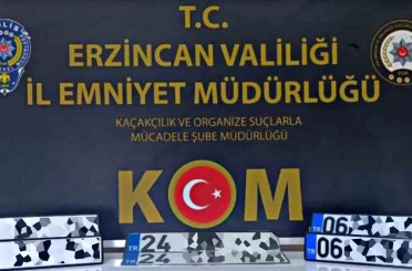 Erzincan’da ’APP plaka’ operasyonu! 5 kişi gözaltına alındı 