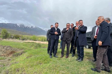 Erzincan’da Karakaya köyünde su kaynakları incelendi 