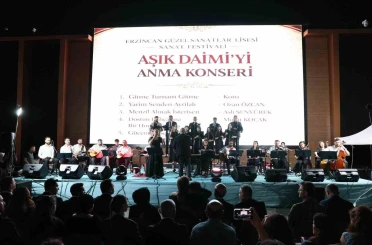Erzincan’da Sanat Festivali Âşık Daimi eserleriyle başladı 
