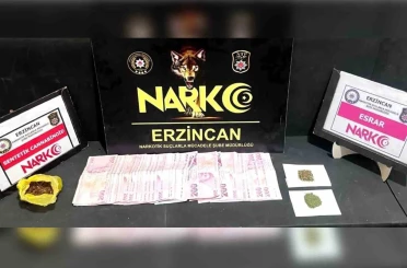 Erzincan’da uyuşturucu operasyonunda 1 zanlı tutuklandı 