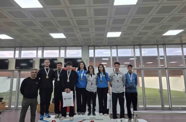 Erzincanlı sporcular Trabzon’daki havalı silahlar müsabakalarına damga vurdu 