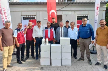 Erzin’de turunçgil üreticilerine portakal yağı desteği 