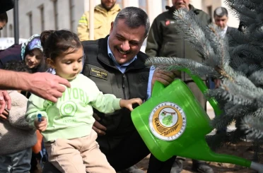 Erzurum’da 3 bin fidan toprakla buluştu 