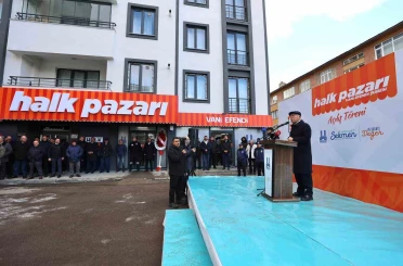 Erzurum’da halk pazarının 10’uncu şubesi açıldı 