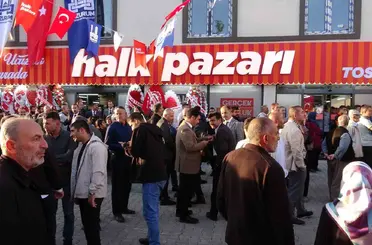 Erzurum’da Halk Pazarı’nın 15. şubesi açıldı
