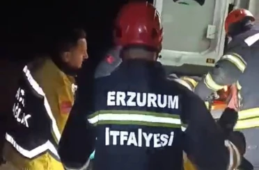 Erzurum’da otomobil şarampole uçtu: 1 yaralı 