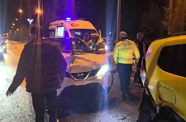 Erzurum’da zincirleme trafik kazası: 1 yaralı
