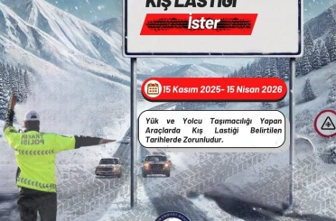 "Erzurum’un kışı, kış lastiği ister" 