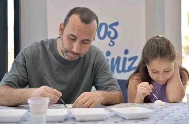 Esenyurt’ta babalar ve çocukları sanatla buluştu 
