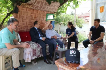 Eskişehir İl Emniyet Müdürü Yılmaz’dan şehit babasına anlamlı ziyaret 