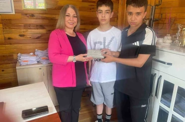Eskişehir’de çocuklardan örnek davranış 