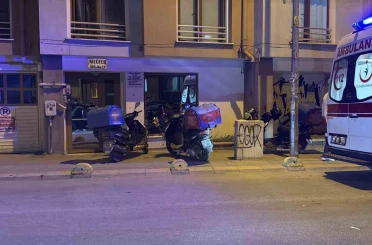 Eskişehir’de motosiklet otomobile çarptı: 1 yaralı 