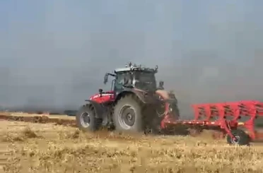 Eskişehir’de tarım arazisinde yangın paniği 