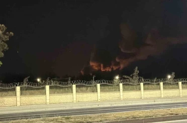 Eskişehir’de TEI fabrikasında korkutan yangın 