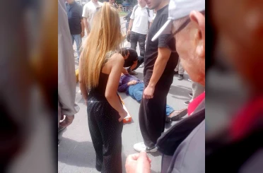 Eskişehir’de yaşı küçük motosikletlinin çarptığı yaya yaralandı 
