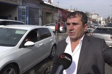 Esnaf derdini anlatırken gerçek kameralara yansıdı 