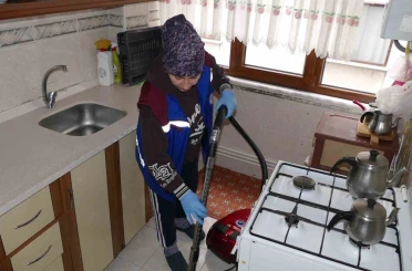 Evde temizlik hizmetlerinden binlerce kişi yararlandı 