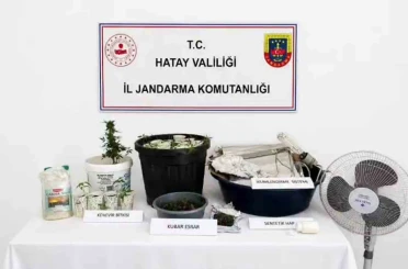 Evine iklimlendirme sistemi kuran uyuşturucu taciri yakayı ele verdi 