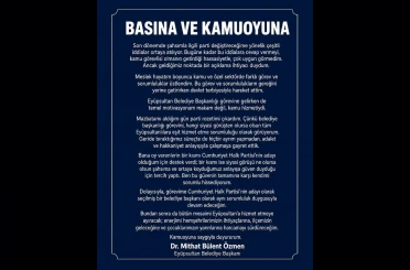 Eyüpsultan Belediye Başkanı Özmen, "Görevime CHP’nin seçilmiş bir belediye başkanı olarak devam edeceğim" 