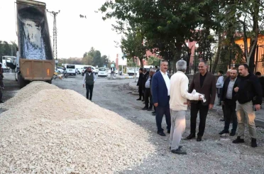 Eyyübiye’de asfalt çalışmaları 