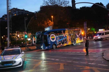 Fenerbahçe stada geldi 